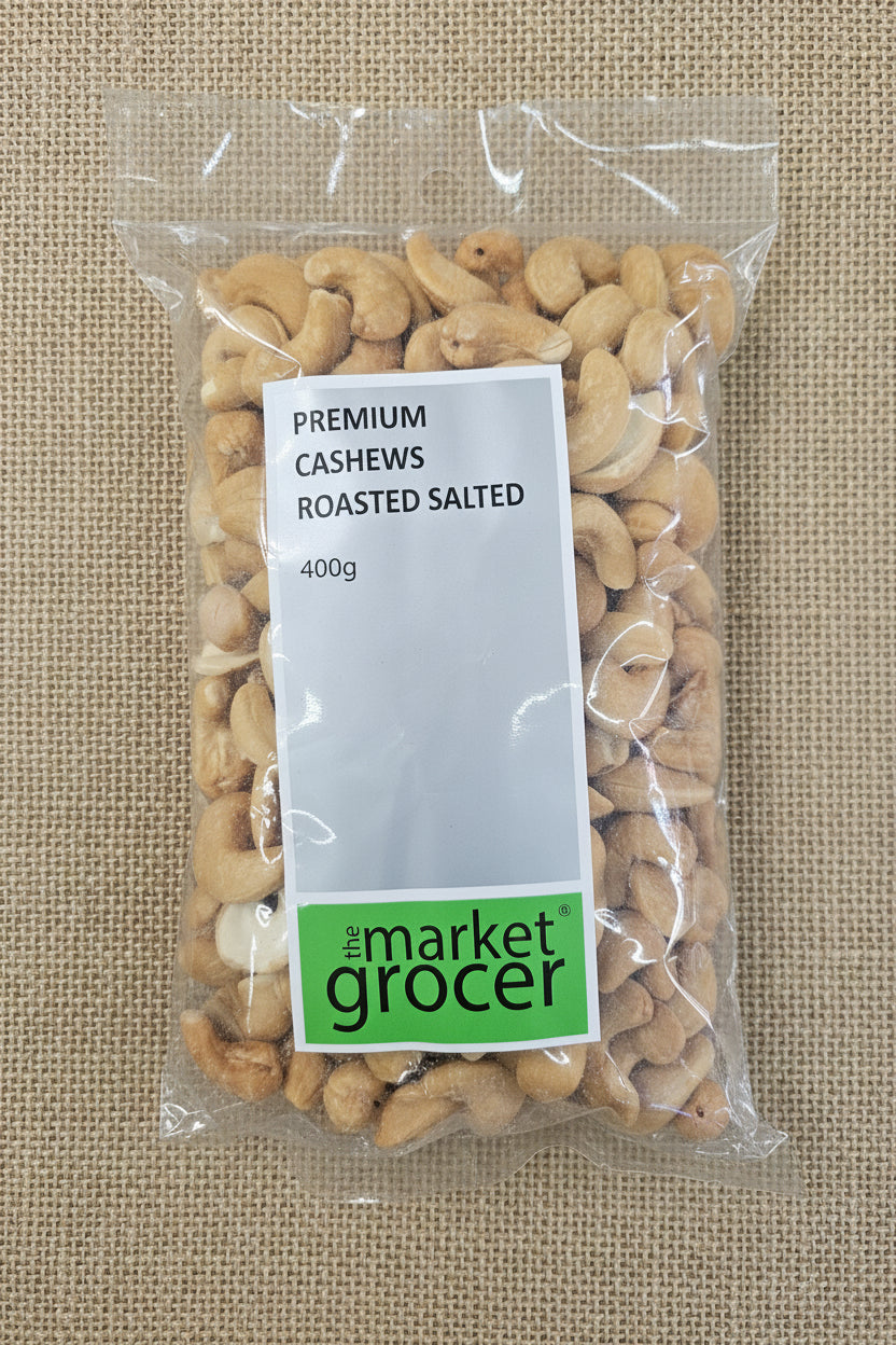 Australian salted cashews 400gm