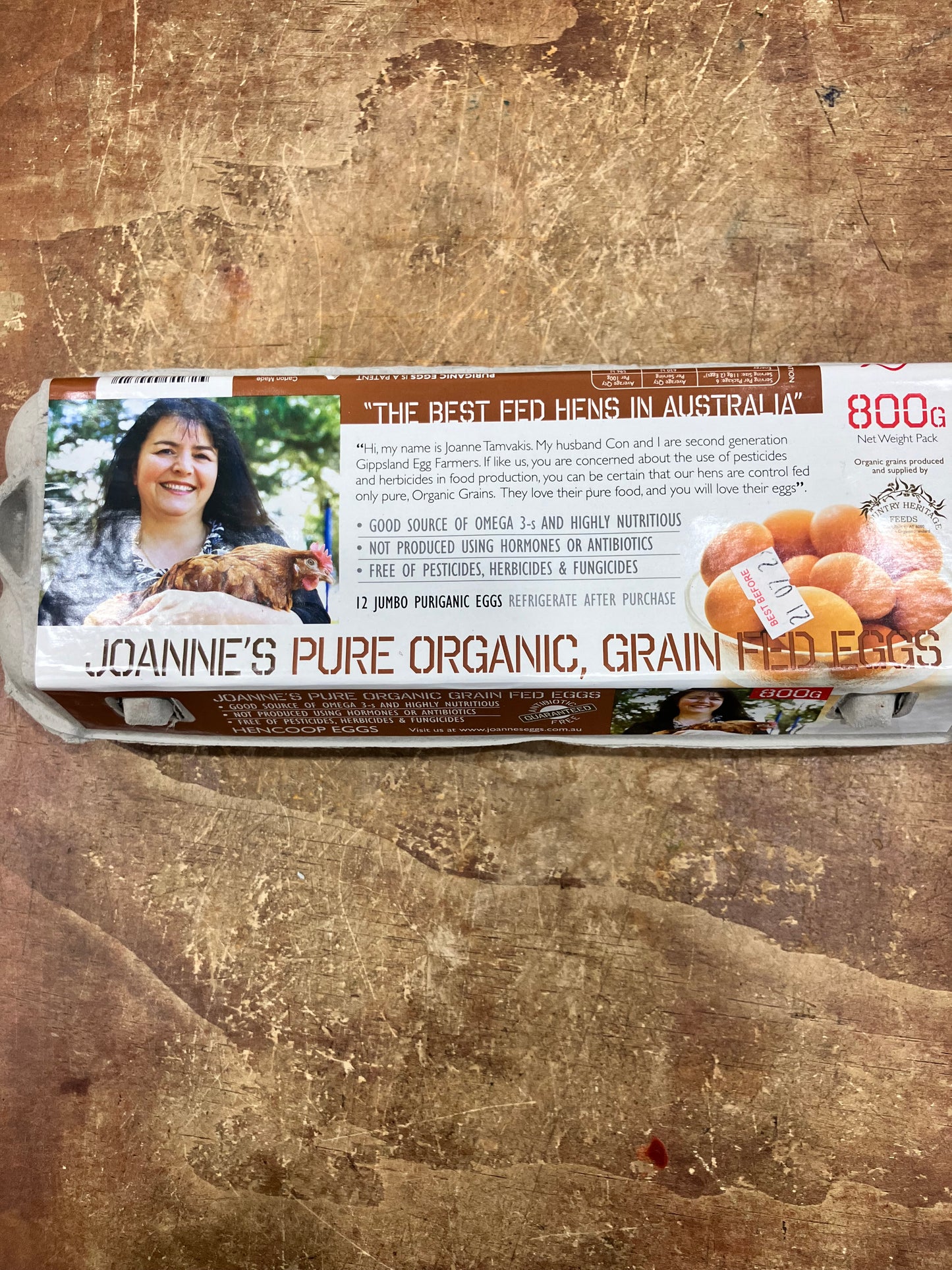 Organic Eggs 800 g
