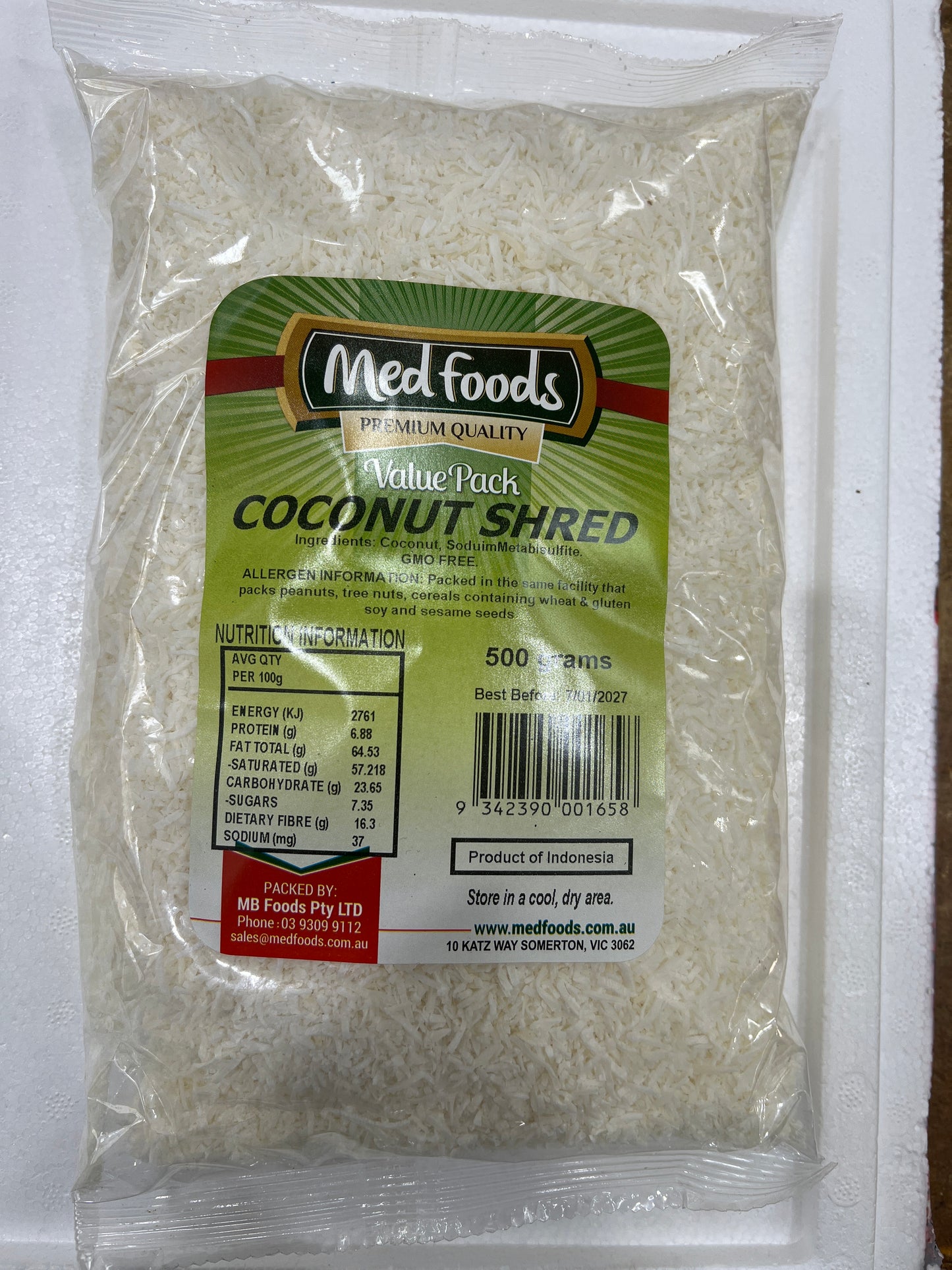 Coconut shred 500gm