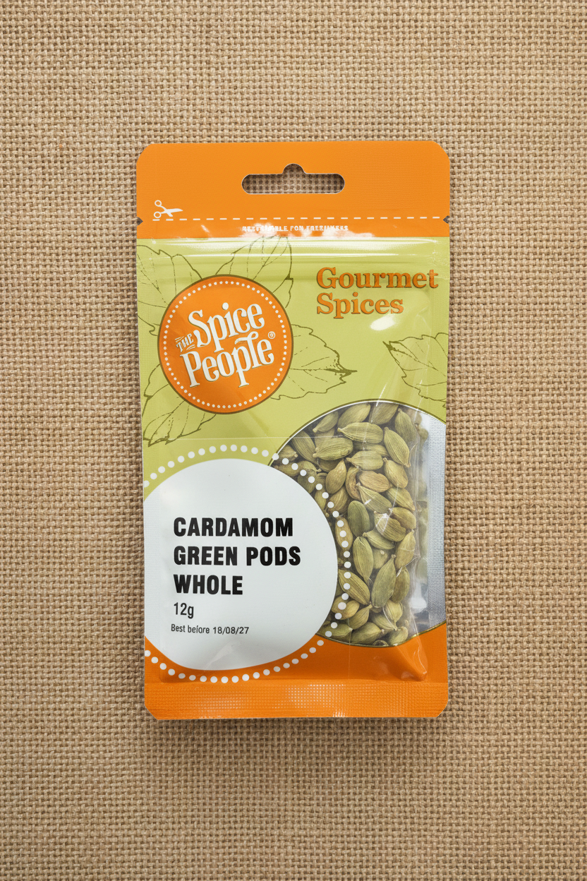 Cardamom green pods whole (12g)
