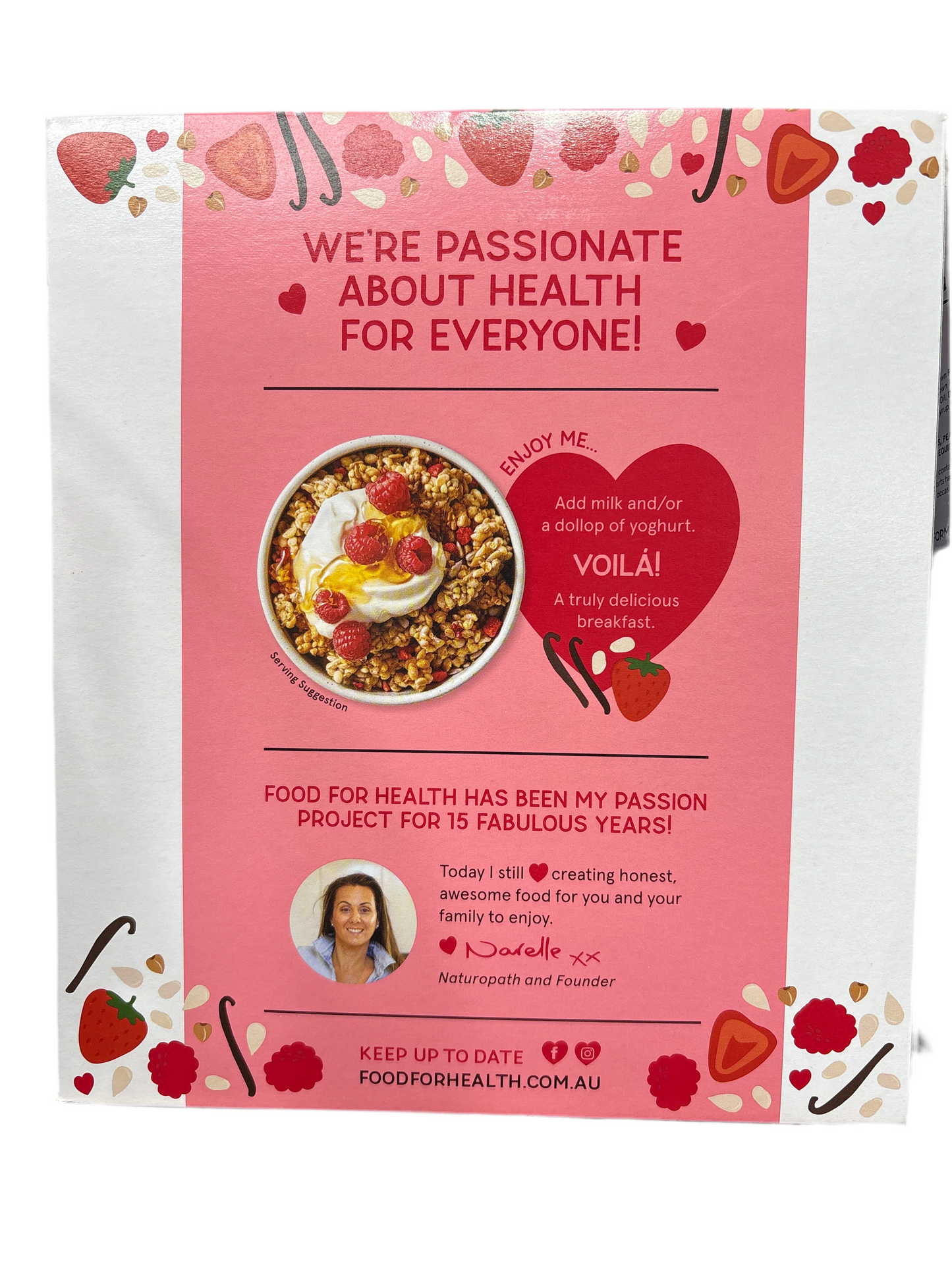 Creamy vanilla & berries granola(400g)