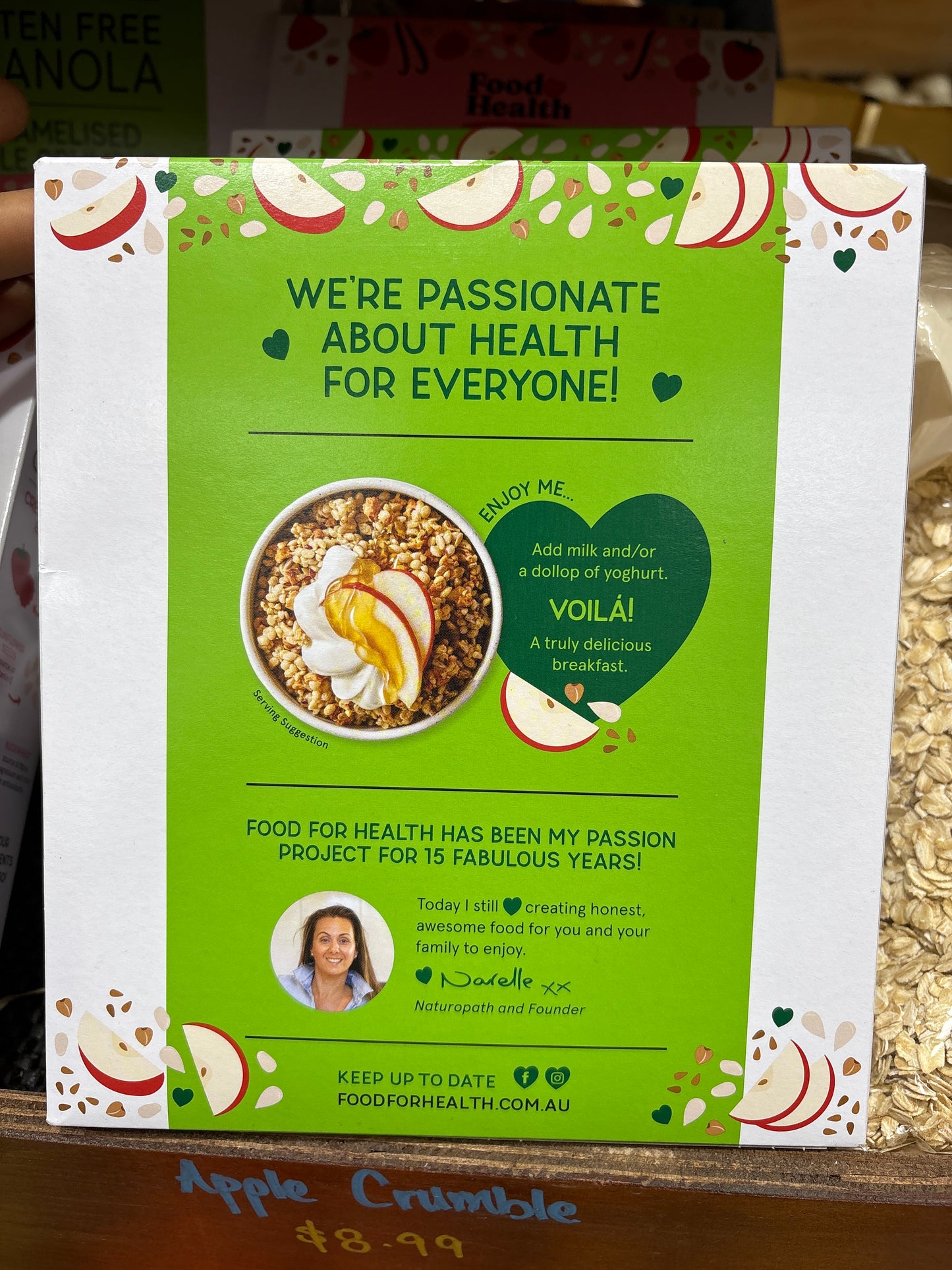 Caramelised apple crumble Granola(400g)