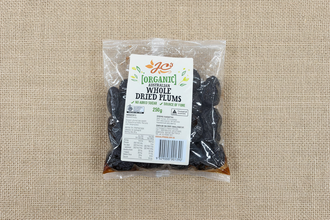 Organic Whole dried plum 250g
