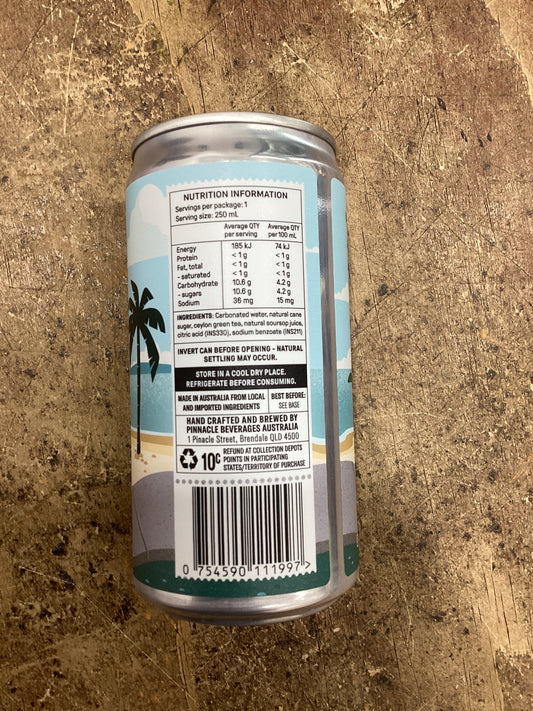 Sparkling iced tea Tropical 250 mL