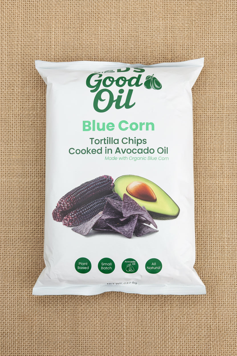 Blue corn tortilla chips