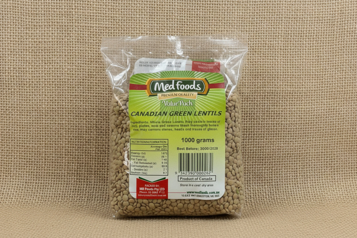 Canadian green lentils 1kg