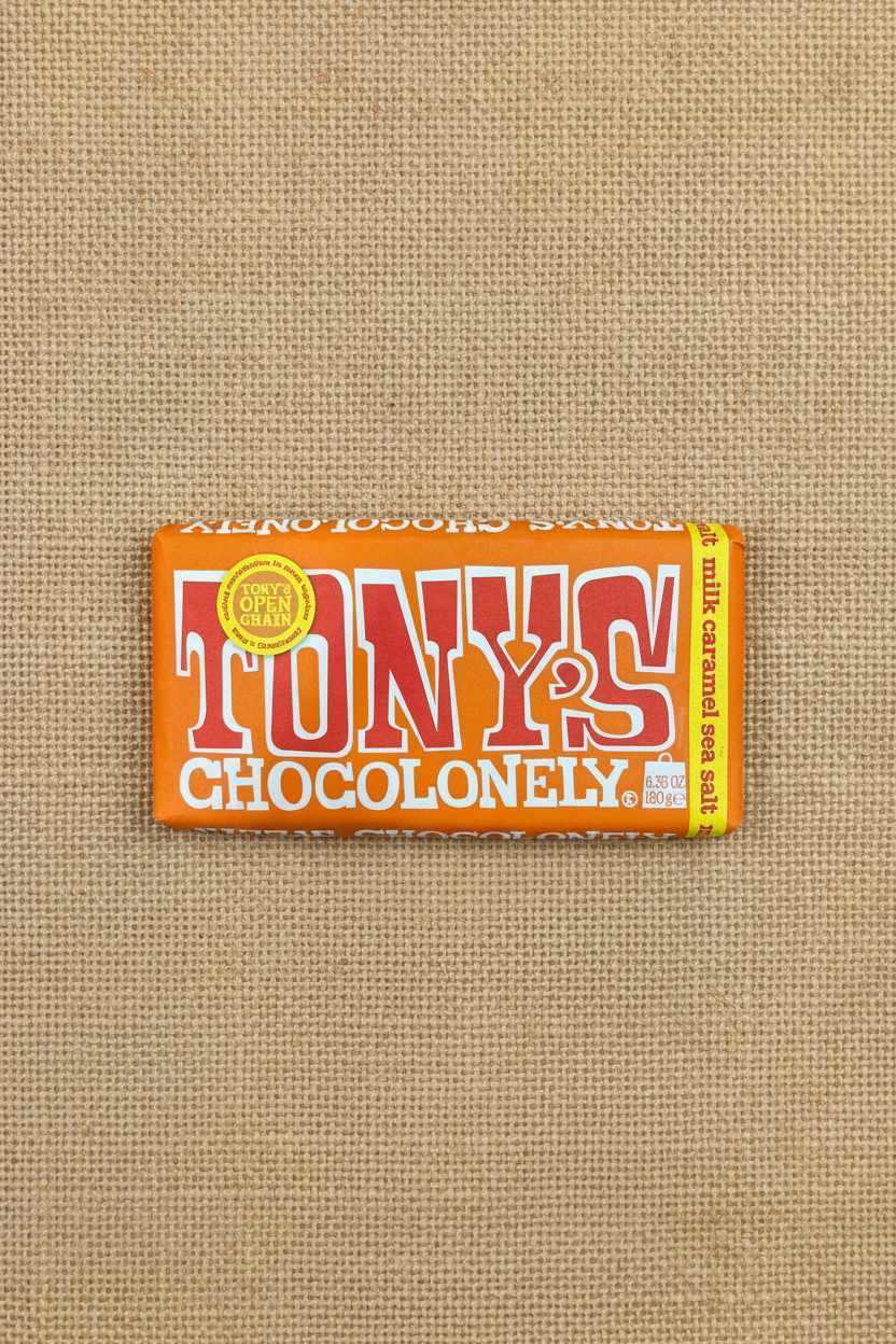 Caramel sea salt milk chocolate (180g)