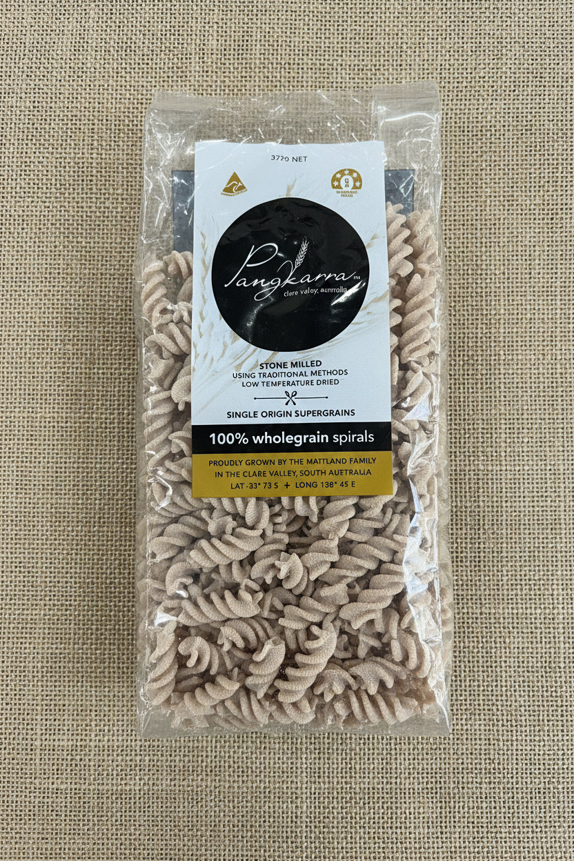 100% whole grain spiral Pasta