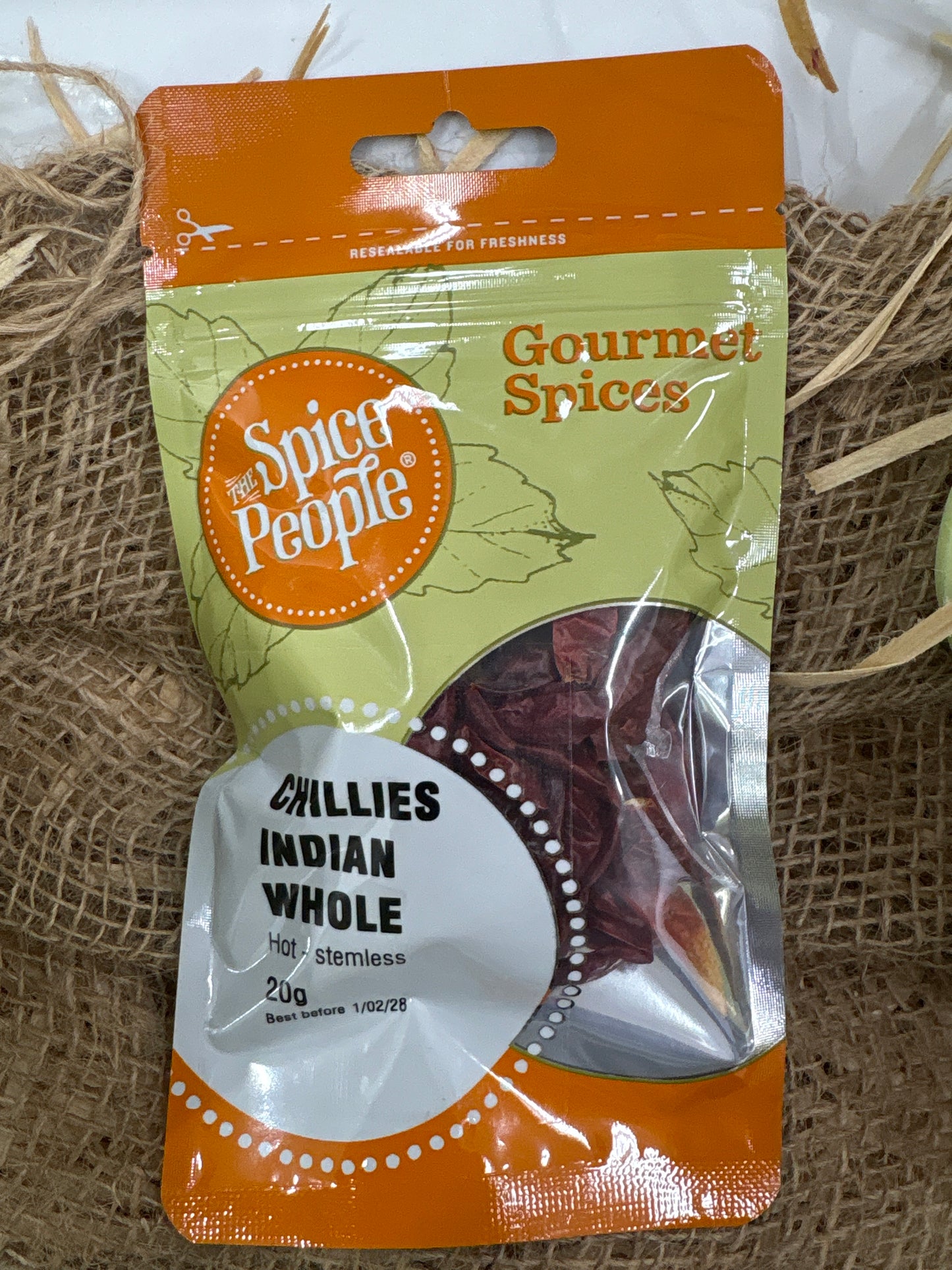 Chilli Indian whole 20gm