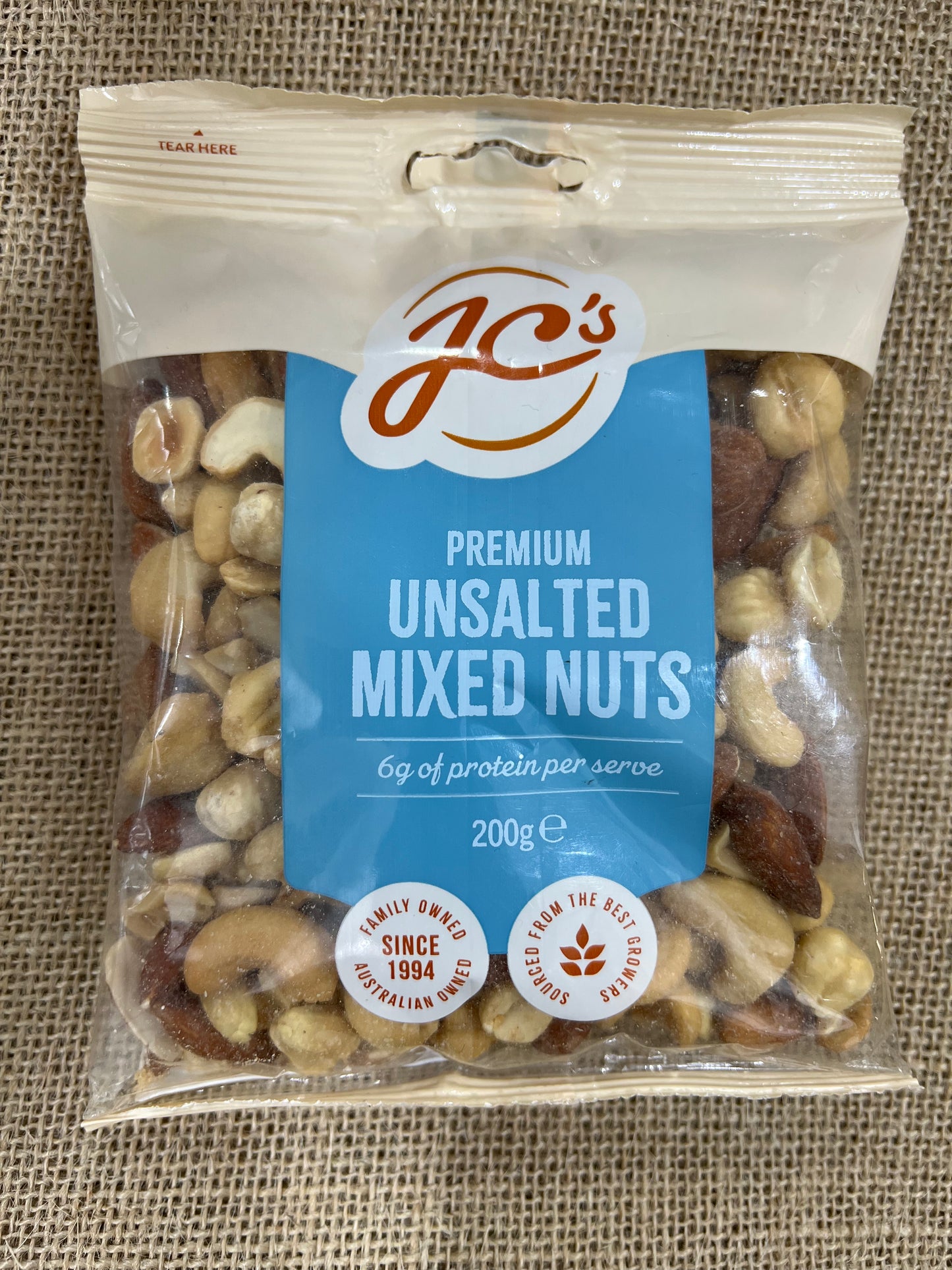 Unsalted mix nuts 200gm