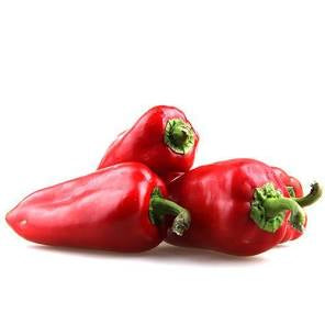 Red bullhorn peppers 500gm