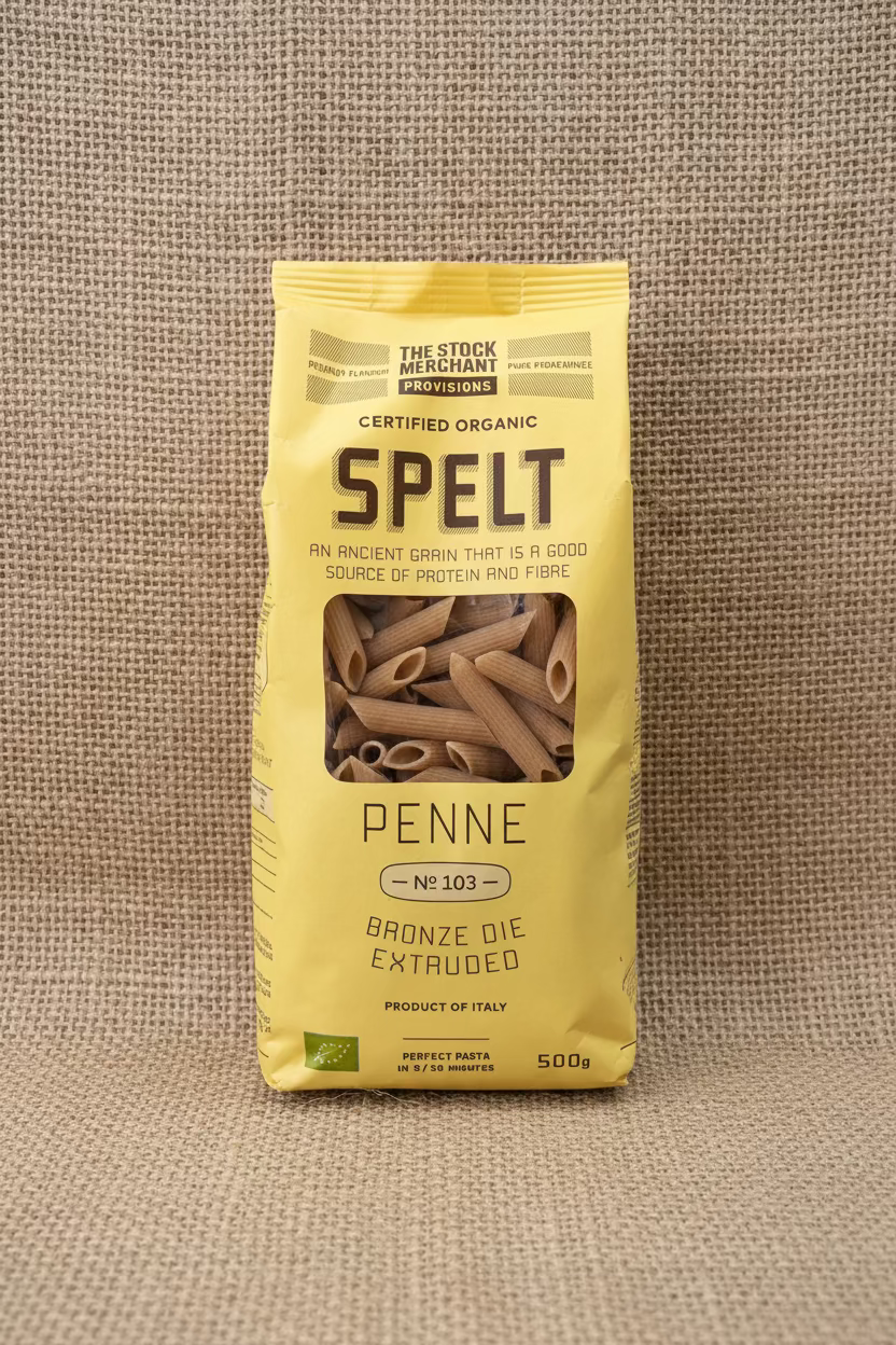 Spelt penne pasta 500gm