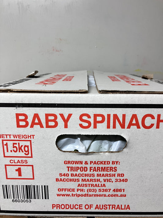 Baby Spinach 1.5kg box
