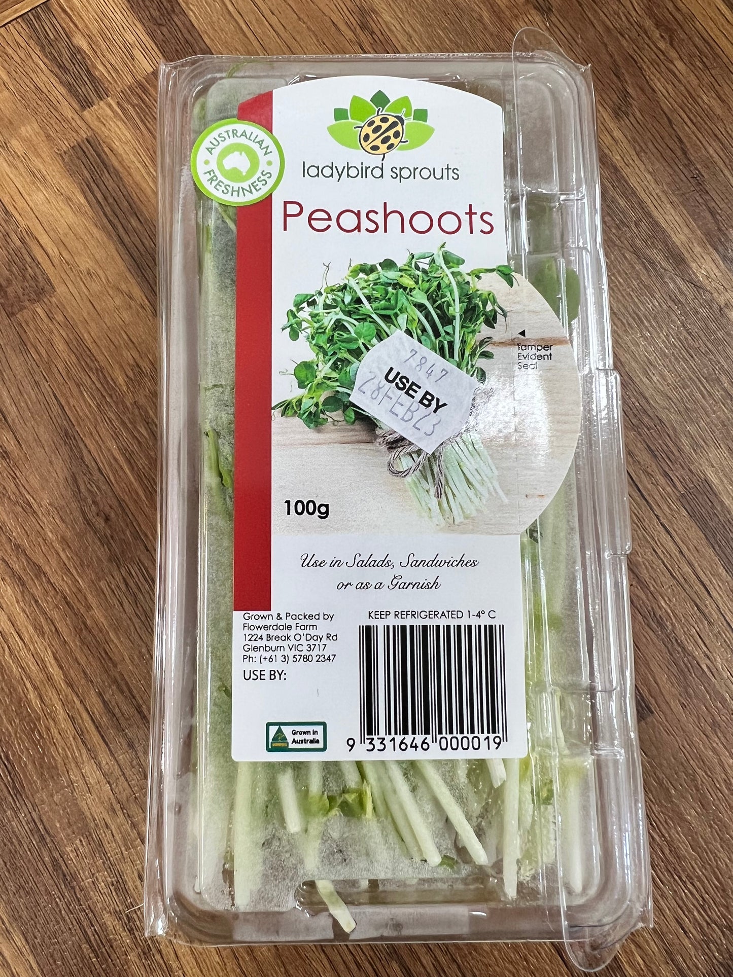 Peashoot punnet 100g