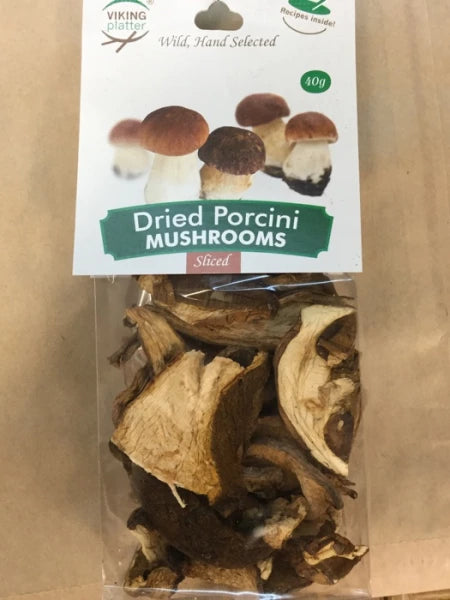 Dried Porcini Mushrooms Sliced 30g