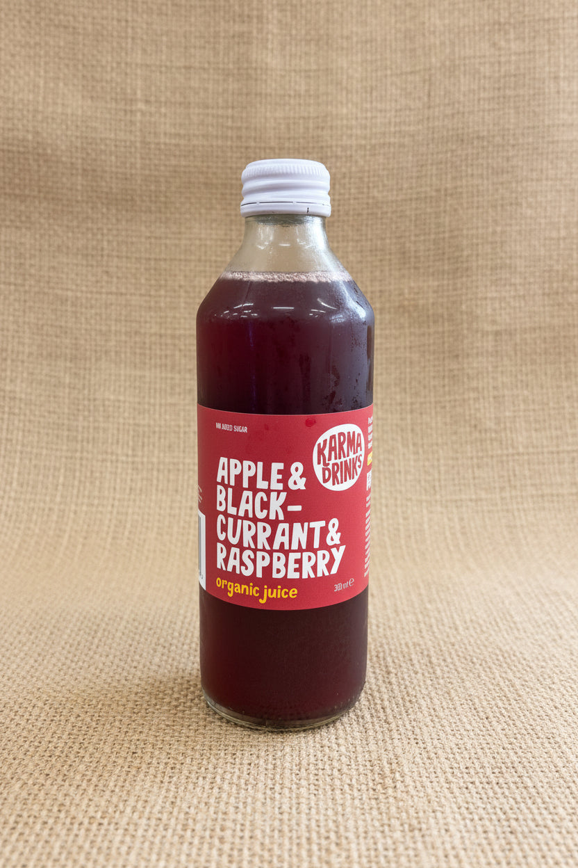 Apple, black currant and raspberry juice 300 ml