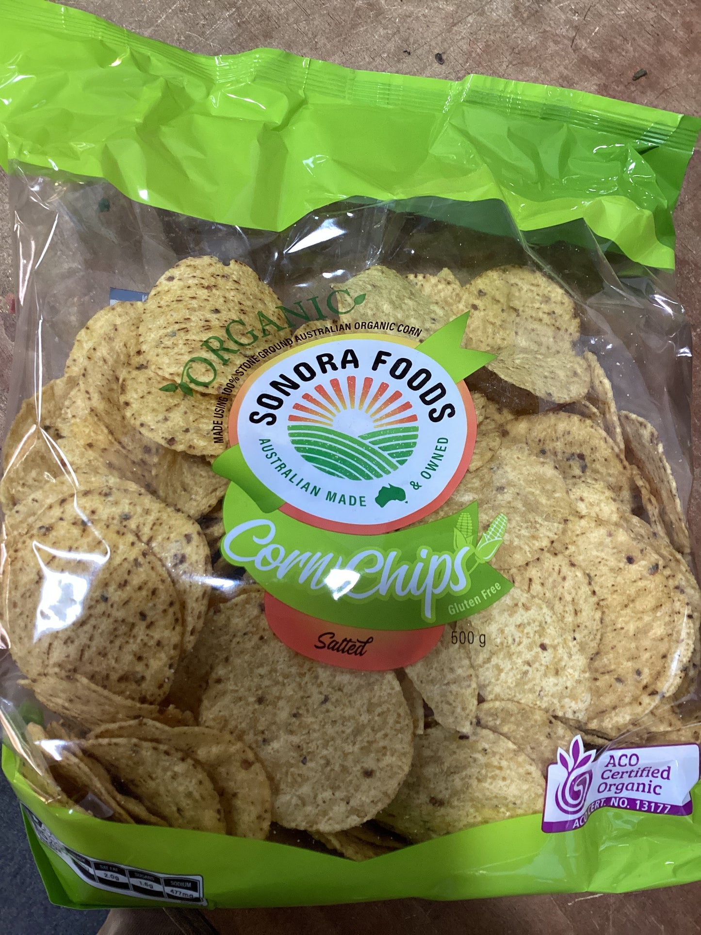 Corn chips Salted
