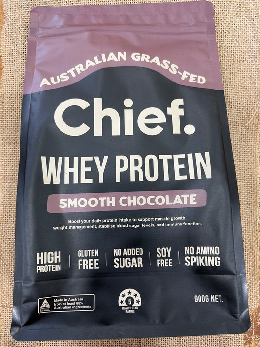 Chief whey protein smooth chocolate 900gm