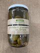 Organic pickled cucumber in brine