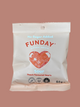 Sour peach flavoured hearts