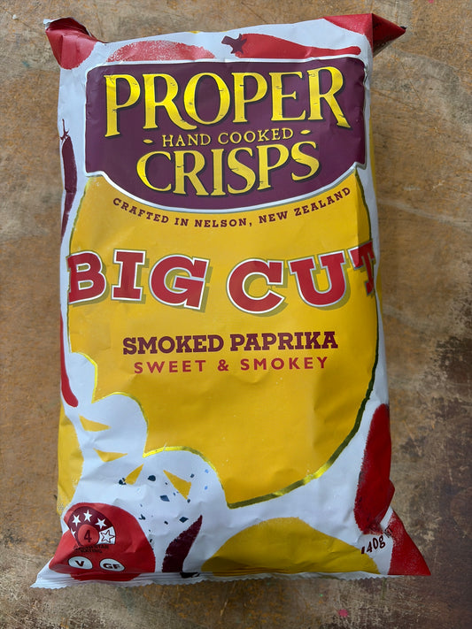 Proper crisps smoked paprika