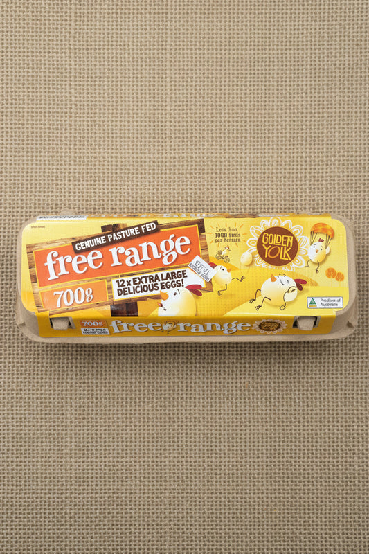 Golden yolk Free range Eggs 700g