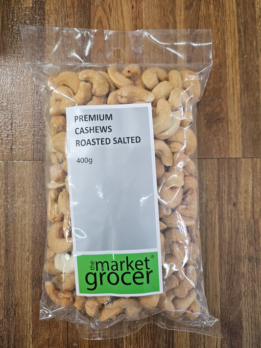 Australian salted cashews 400gm