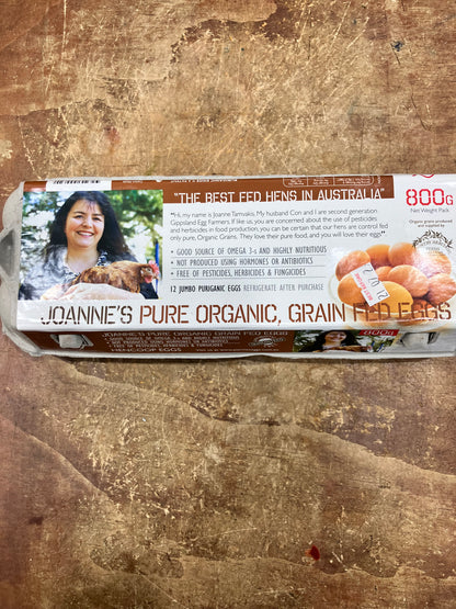 Organic Eggs 800 g