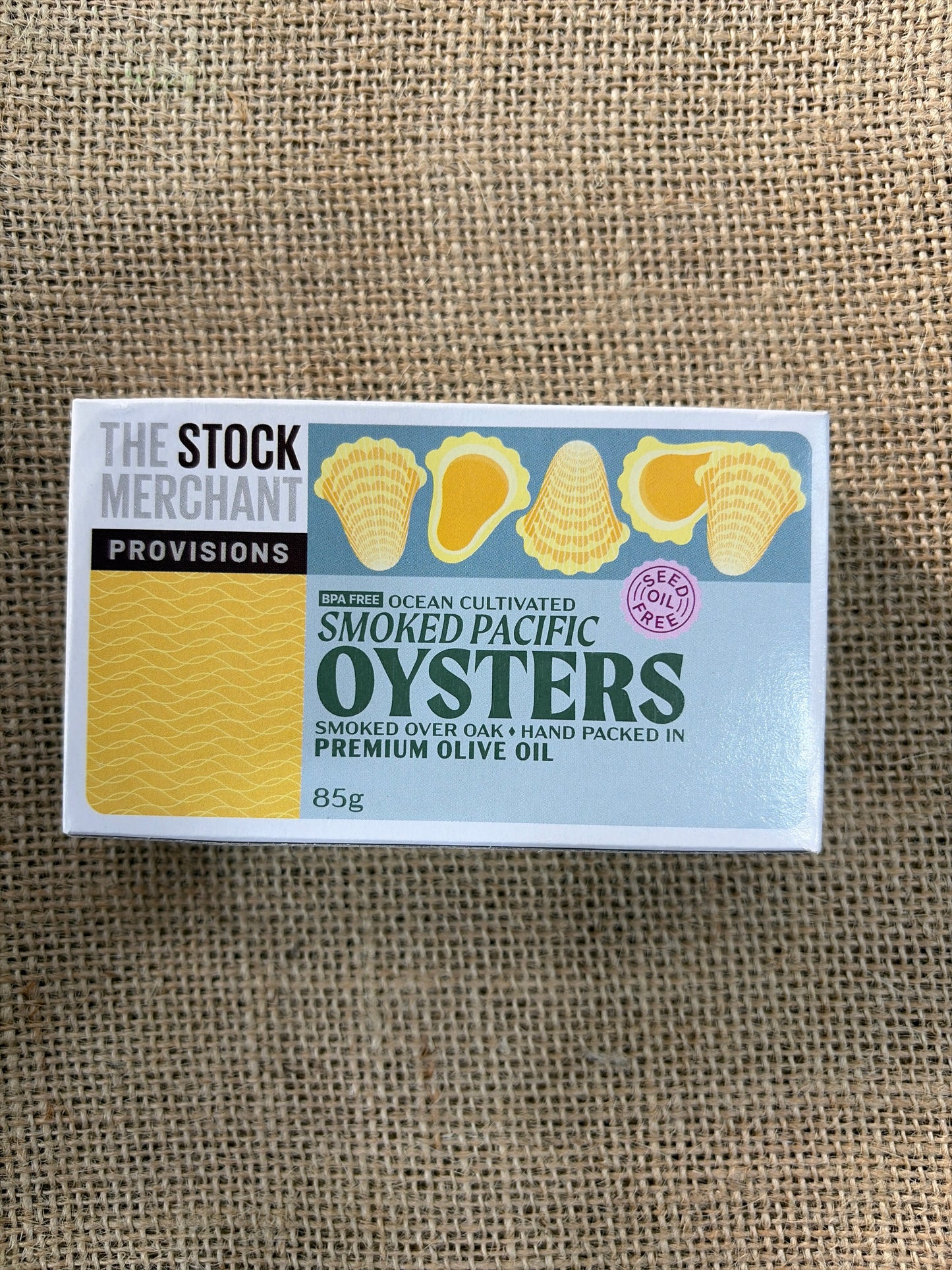 Smoked pacific oyster in olive oil 85g