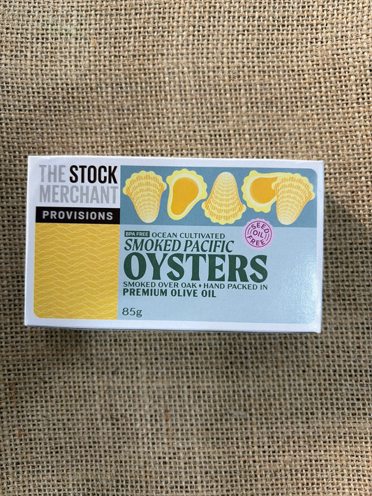Smoked pacific oyster in olive oil 85g
