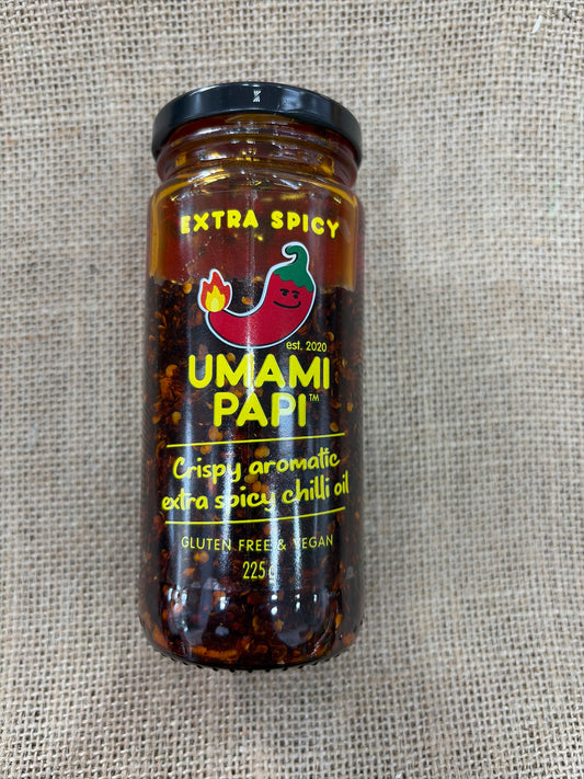 Extra hot umami papi chilli oil 225