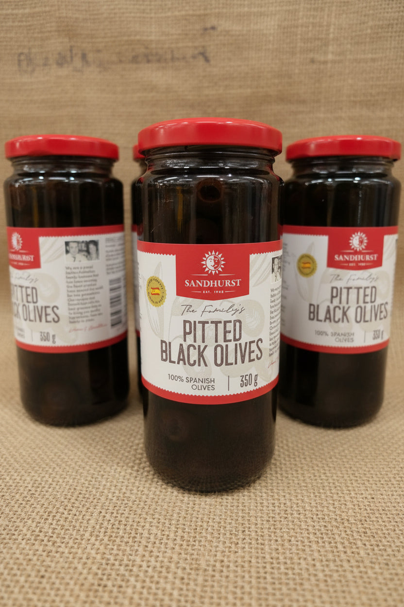 Spanish pitted olives 350gm