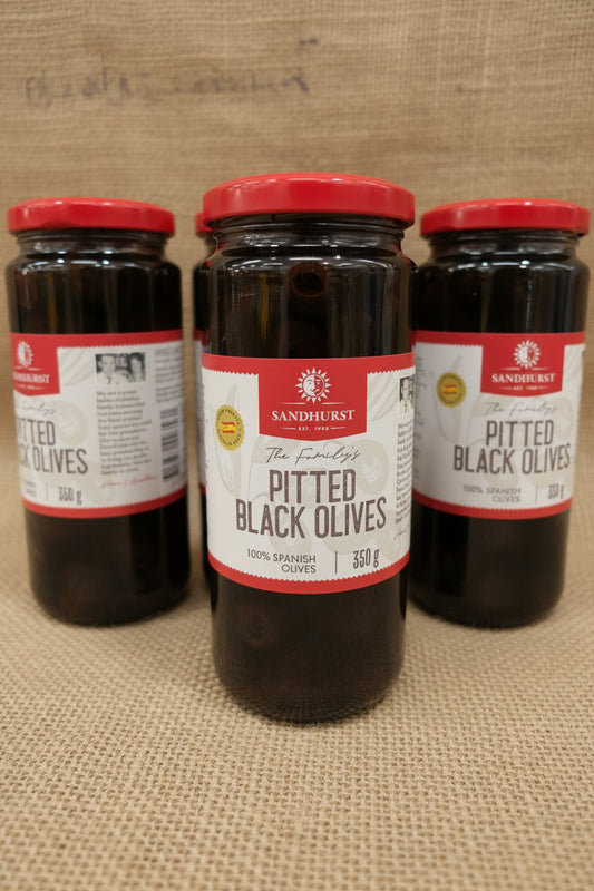 Spanish pitted olives 350gm