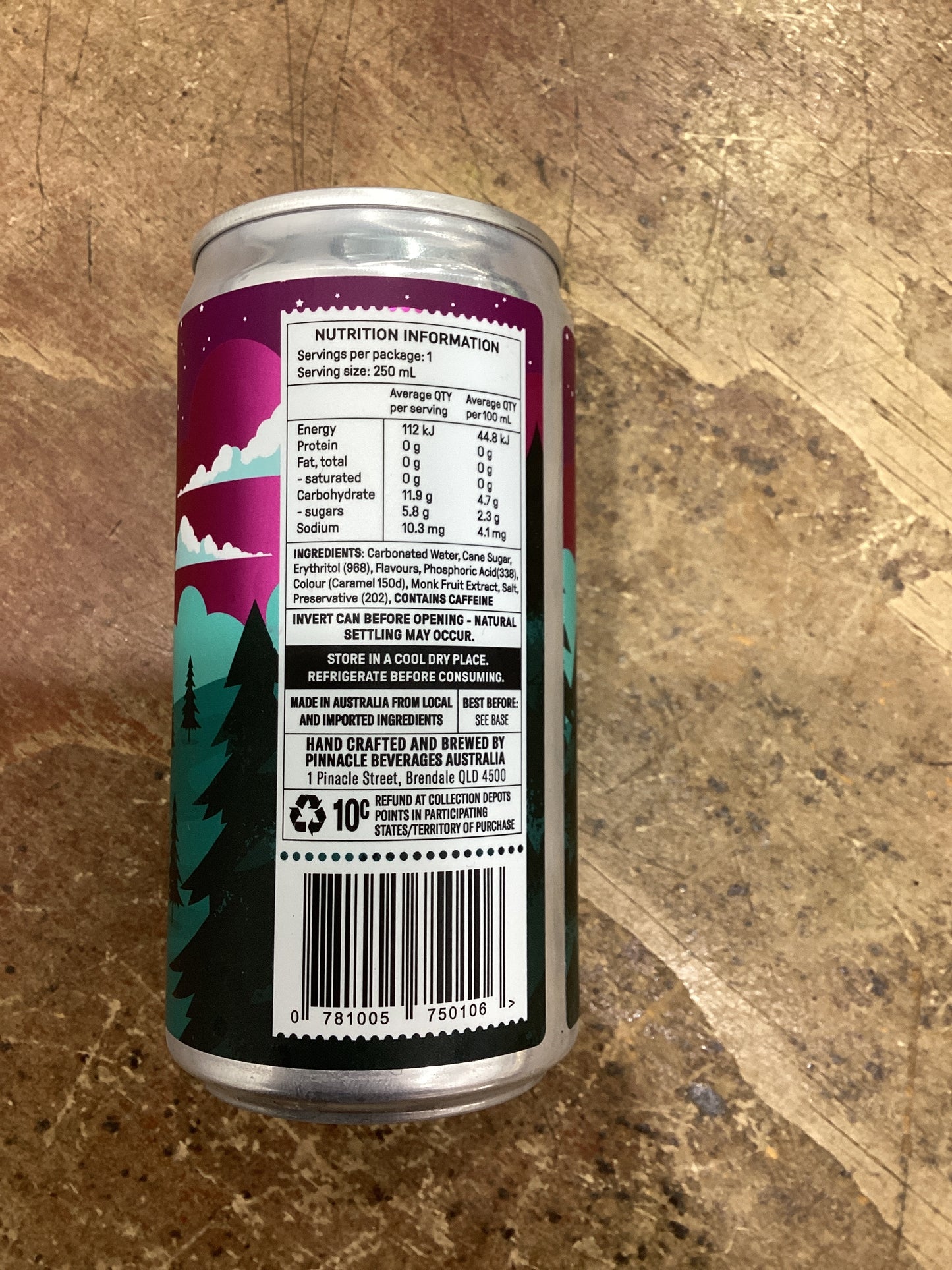 Low Sugar Soda