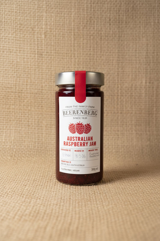 Australian Raspberries jam 300g