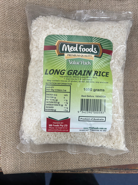 Long Grain Rice 1kg
