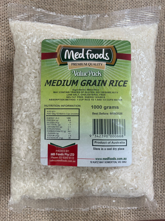 Medium grain rice 1kg