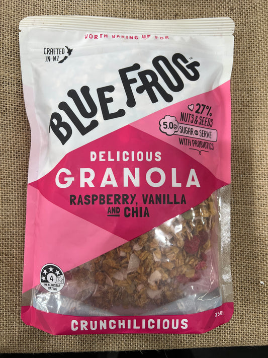Raspberry, vanilla & Chia Granola