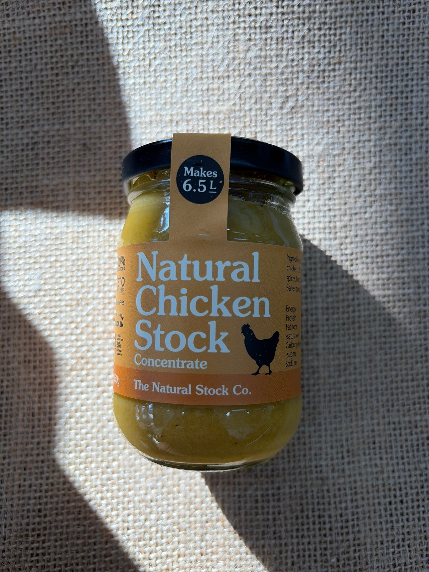 Natural chicken stock concentrate 160g