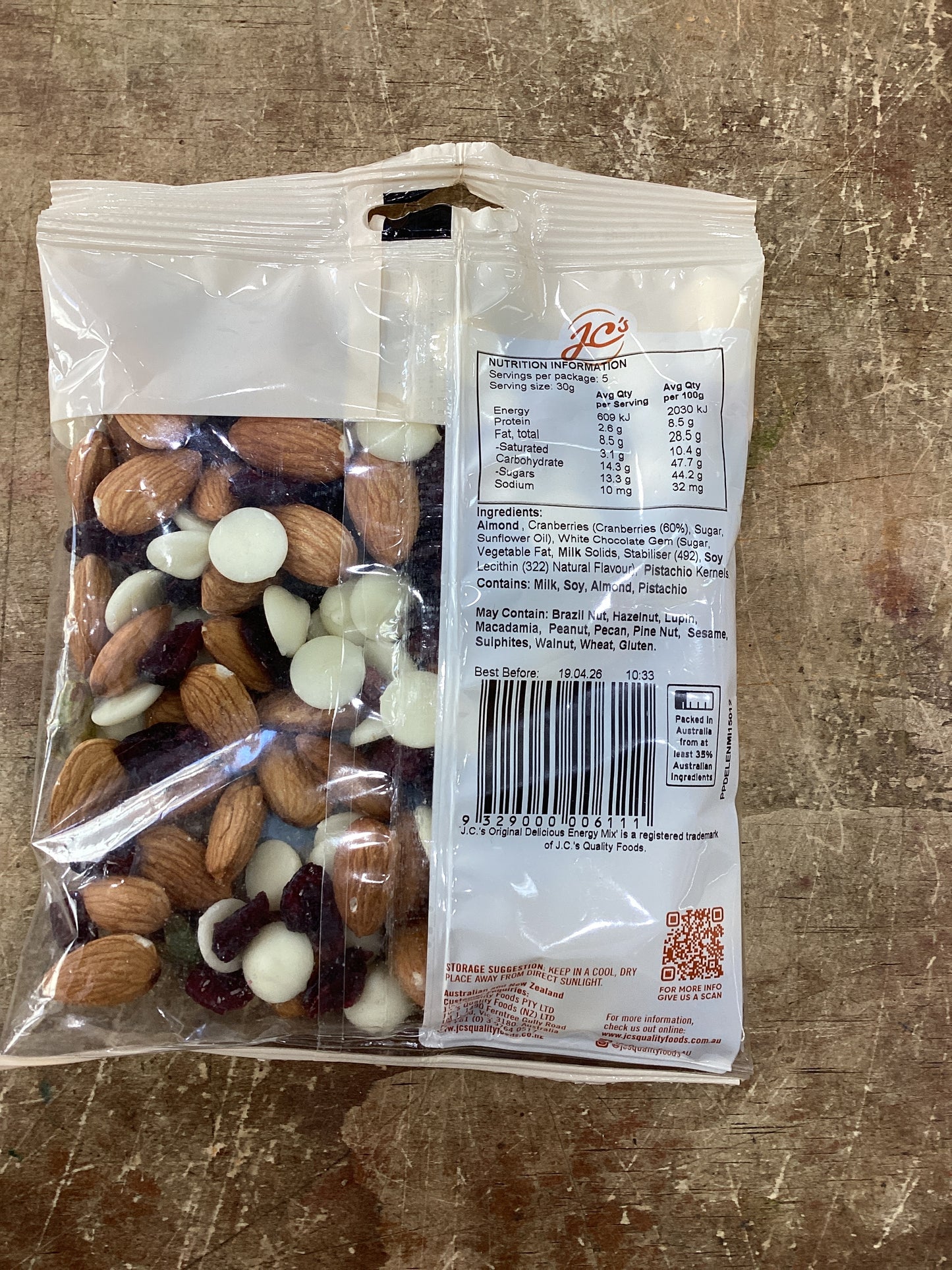 Original energy mix 150 g
