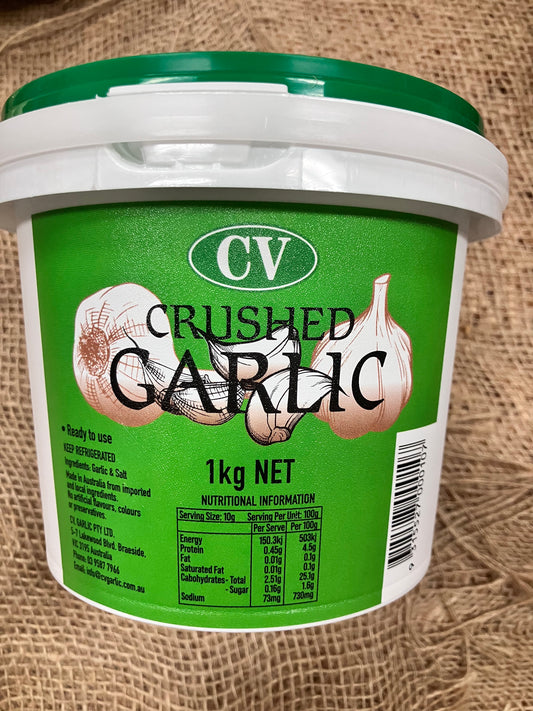Crushed garlic