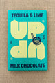 Tequila & lime milk chocolate 120gm