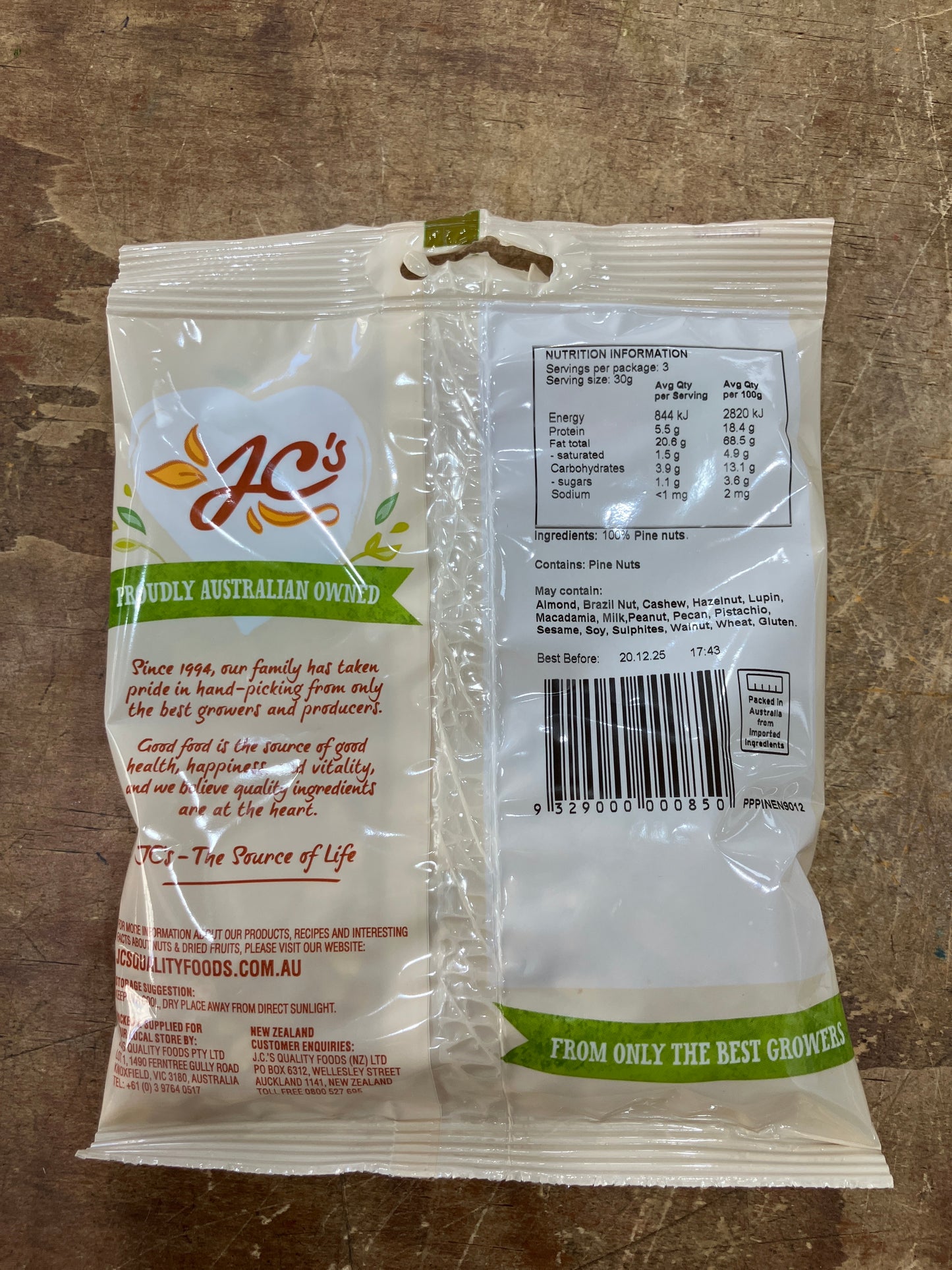 Natural Pine Nuts 90 g