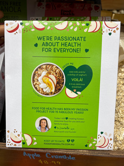 Caramelised apple crumble Granola(400g)