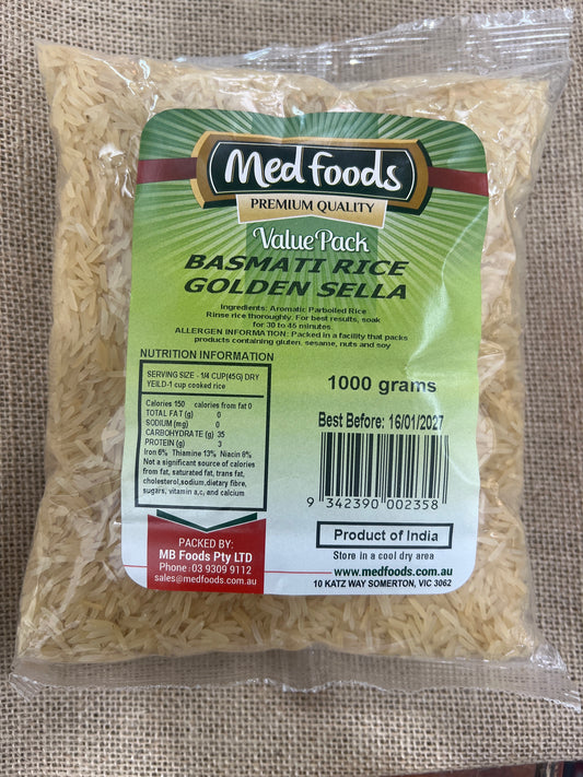 Basmati Golden Sella 1kg