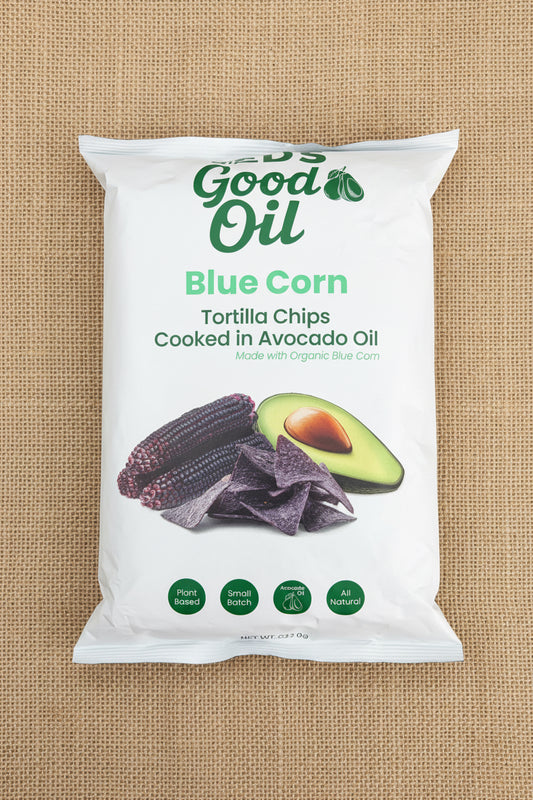 Blue corn tortilla chips