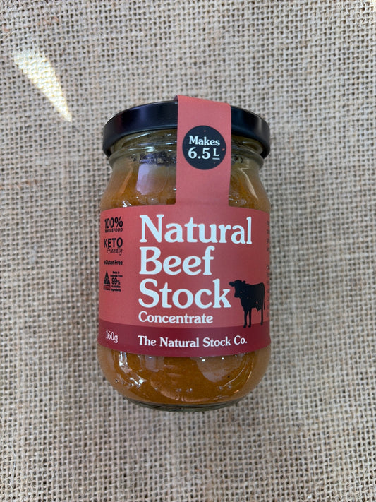 Natural beef stock 160g