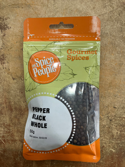 Pepper black whole 50g