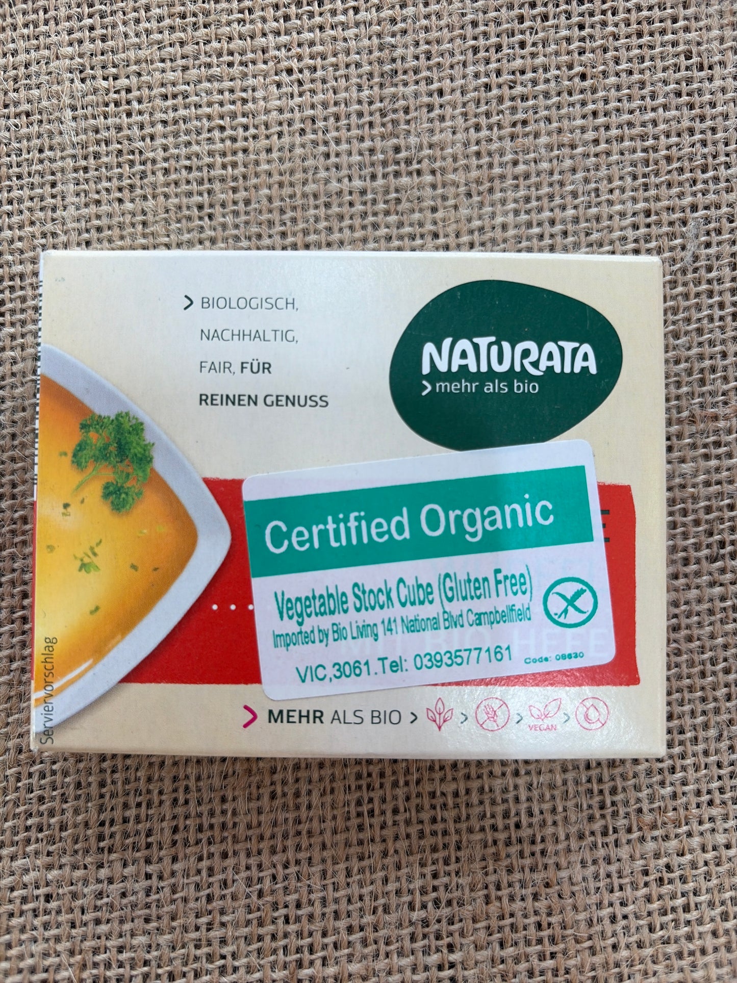 Vegetable stock cube