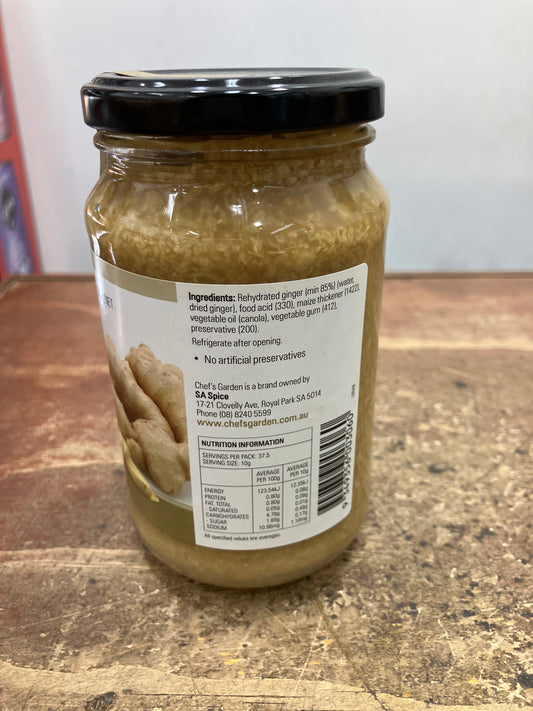 Crushed ginger 375 g net
